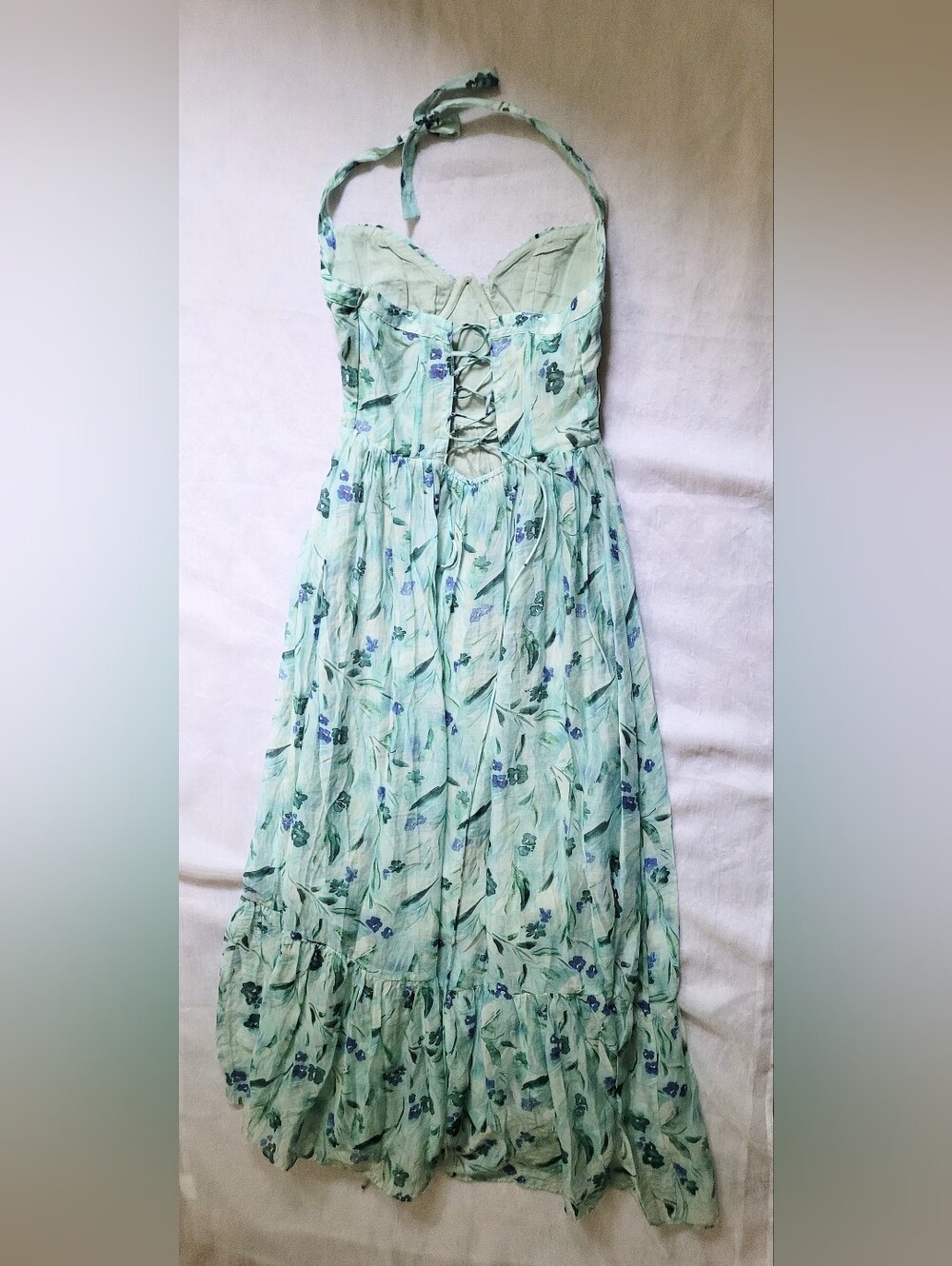 NWOT! ASTR Formal Garden Party Anthro Women's Kelby Corset Fall Maxi Dress Small - Picture 12 of 17